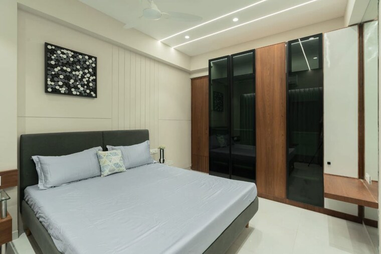 Bedroom, pacifica-reflections 2 Bedroom 875 Sq.Ft. Apartment In Near Nirma University On Sg Highway Ahmedabad 10558840