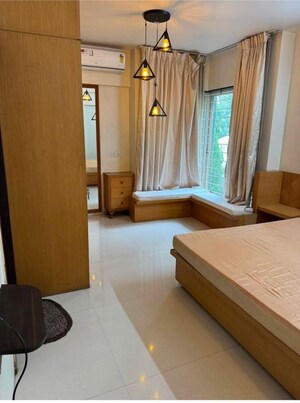 Bedroom in 3 BHK Apartment at Vasudha Sai Simran, Aundh – for Rent