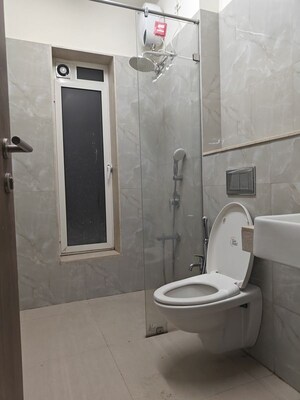 Bathroom in 2 BHK Apartment at L And T Seawoods Residences, Seawoods – for Rent