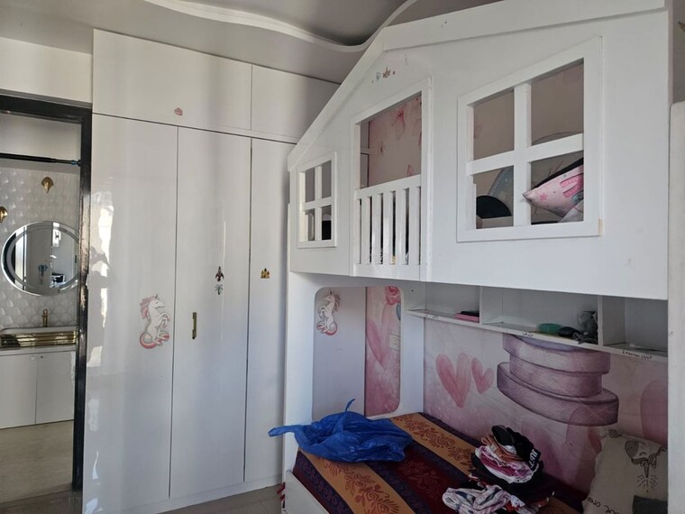 Bedroom, raj-grandeur 3 Bedroom 1500 Sq.Ft. Apartment In Powai Mumbai 10558930