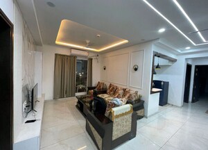 Living Room in 3 BHK Apartment at Gomti Nagar – for Rent