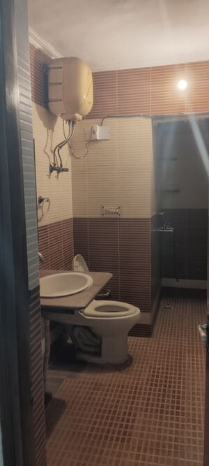Bathroom in 3 BHK Builder Floor at Sarita Vihar – for Rent
