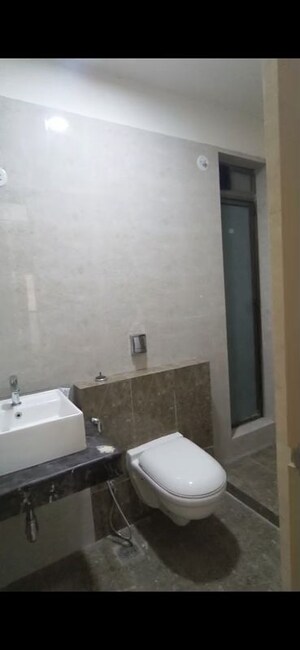Bathroom in 2 BHK Apartment at Rajesh Raj Infinia, Malad West – for Rent