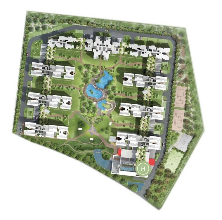 Master Plan, bhartiya-garden-enclave-nikoo-homes-8 3.5 Bedroom 2006 Sq.Ft. Apartment In Bellahalli Bangalore 10557307