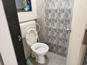 Bathroom in 1 BHK Apartment at CIDCO Sector 6 Bamandongri CHS, Ulwe – for Rent