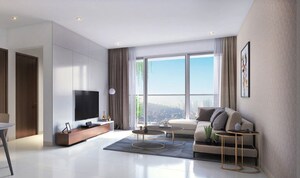 Bedroom in 1 BHK Apartment at Godrej Exquisite, Ghodbunder Road – for Rent