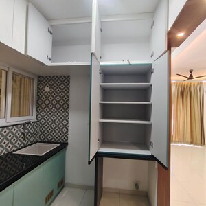 Kitchen in 2.5 BHK Apartment at Nambiar Millennia, Sarjapur Road – for Rent