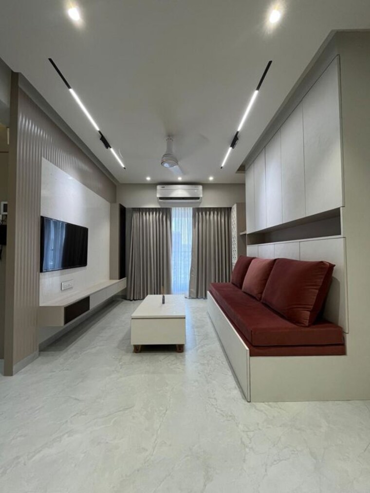 Living Room, mount-casa 2 Bedroom 775 Sq.Ft. Apartment In Uthalsar Thane 10559191