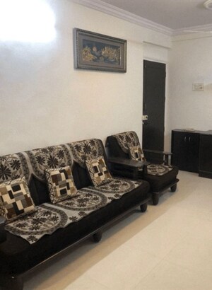Living Room in 3 BHK Apartment at Dattani Tower, Bandra West – for Rent