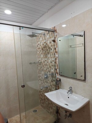 Bathroom in 3 BHK Apartment at BRC Sri Hemadurga Sivahills, Manikonda – for Rent