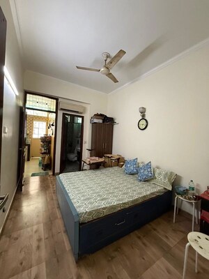 Bedroom in 2 BHK Builder Floor at Nehru Enclave – for Rent