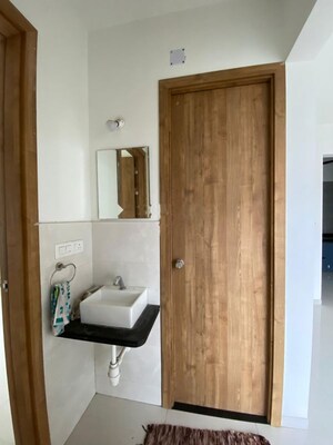 Bathroom in 2 BHK Apartment at Rama Fusion Towers, Hinjewadi – for Rent