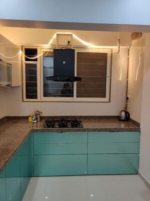 Kitchen in 4 BHK Apartment at Sharada Alliance Akashparv, Bavdhan – for Rent