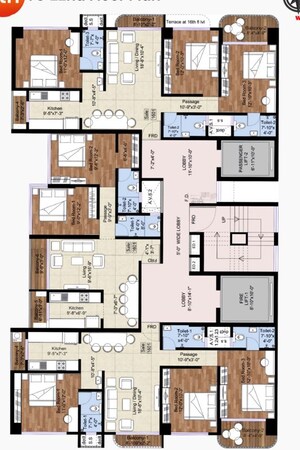 Floor Plan in 2 BHK Apartment at Samadhan CHS Borivali, Borivali West – for Sale