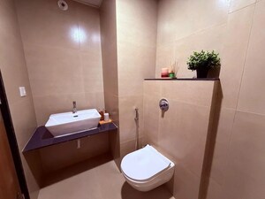 Bathroom in  Office Space at Vilas Javdekar Indilife, Wakad – for Rent