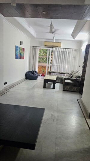 Living Room in 3 BHK Builder Floor at Kalkaji – for Rent