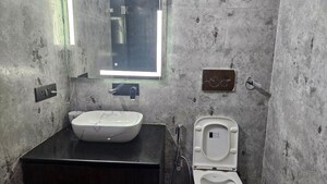 Bathroom in 3 BHK Builder Floor at Kalkaji – for Rent