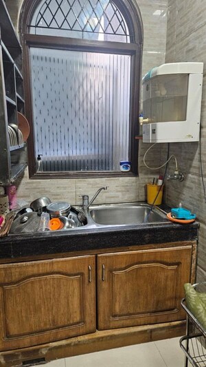 Kitchen in 3 BHK Builder Floor at Kalkaji – for Rent