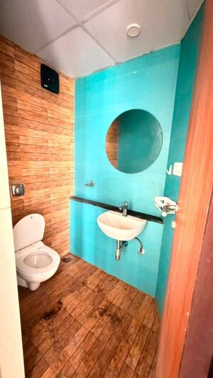 Bathroom in 1 BHK Apartment at Lodha Crown Quality Homes, Majiwada – for Rent
