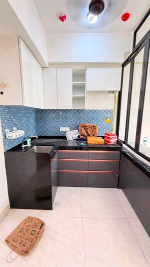 Kitchen in 1 BHK Apartment at Lodha Crown Quality Homes, Majiwada – for Rent