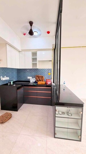 Kitchen in 1 BHK Apartment at Lodha Crown Quality Homes, Majiwada – for Rent
