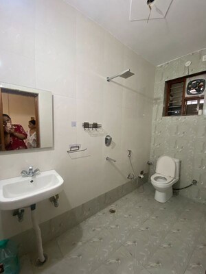 Bathroom in 4 BHK Builder Floor at Swaran Nagri, Sector 31 – for Sale