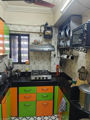 Kitchen in 2 BHK Apartment at Satellite Garden, Goregaon East – for Rent