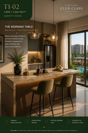 Kitchen in 3 BHK Apartment at Agrahara – for Sale