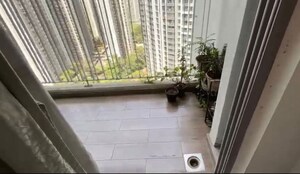 Balcony in 2 BHK Apartment at Rustomjee Azziano Wing D, Thane West – for Sale