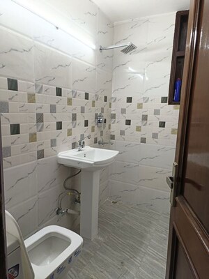 Bathroom in 2 BHK Builder Floor at East Of Kailash – for Rent
