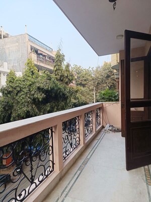 Balcony in 2 BHK Builder Floor at East Of Kailash – for Rent