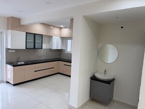 Bathroom in 3 BHK Apartment at Ambience Courtyard, Manikonda – for Sale