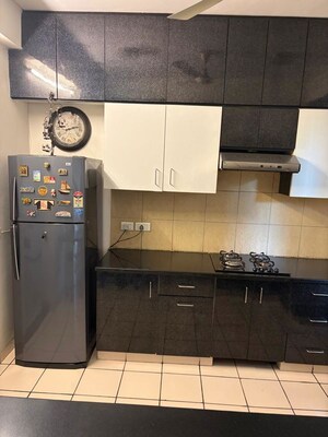 Kitchen in 3 BHK Apartment at Omaxe The Nile, Sector 49 – for Rent