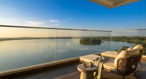 Balcony in 3.5 BHK Apartment at Agrahara – for Sale
