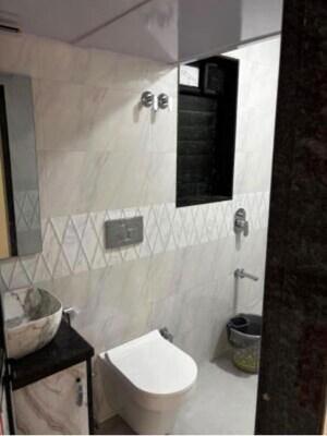 Bathroom in 2 BHK Apartment at Samarth Complex Goregaon , Goregaon West – for Rent