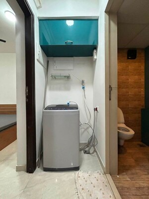 Building Lobby in 1 BHK Apartment at Lodha Crown Quality Homes, Majiwada – for Rent