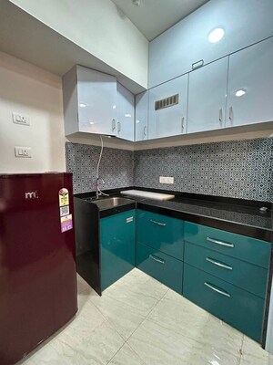 Kitchen in 1 BHK Apartment at Lodha Crown Quality Homes, Majiwada – for Rent