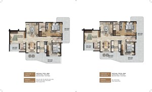 Floor Plan in 3 BHK Apartment at ROF Advik, Sohna Sector 36 – for Sale