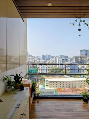 Balcony in 2 BHK Apartment at Felicita Baner, Baner – for Rent
