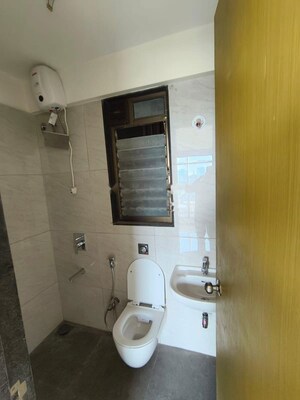 Bathroom in 1 BHK Apartment at Chandak 34 Park Estate, Goregaon West – for Rent
