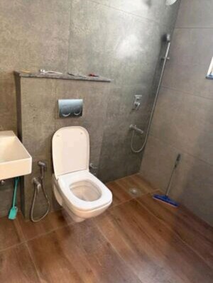 Bathroom in 3 BHK Apartment at Malwa Escon Primera, International Airport Road – for Rent