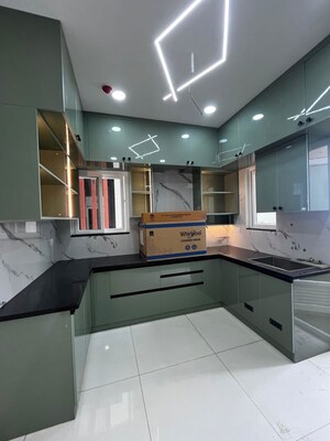 Kitchen in 3 BHK Apartment at Aparna Zenon, Puppalaguda – for Rent