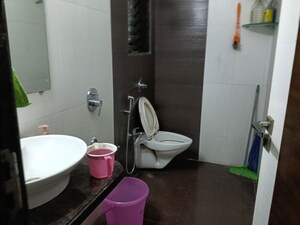 Bathroom in 2 BHK Apartment at Mont Blanc, Kharghar – for Rent