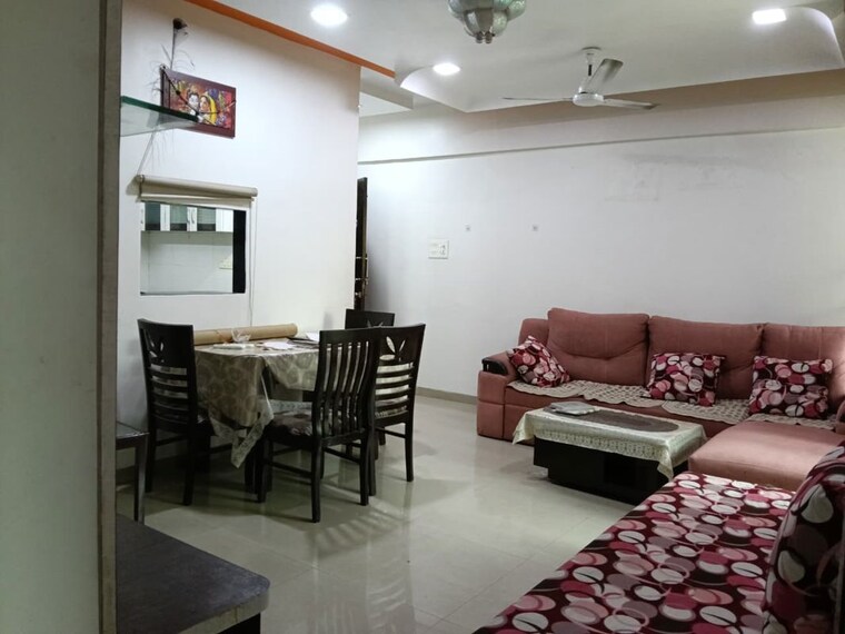Living Room, mont-blanc 2 Bedroom 1100 Sq.Ft. Apartment In Kharghar Navi Mumbai 10559810
