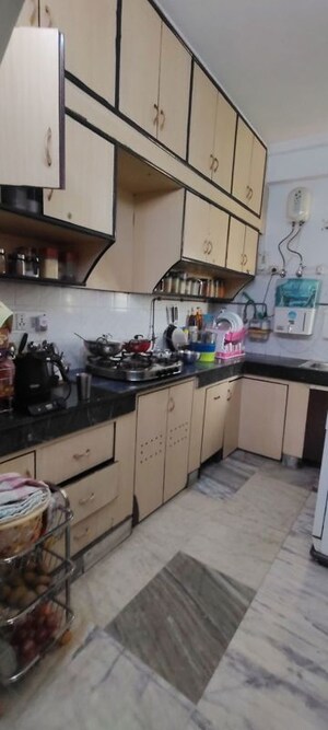 Kitchen in 3 BHK Apartment at Sector 10 Dwarka – for Rent
