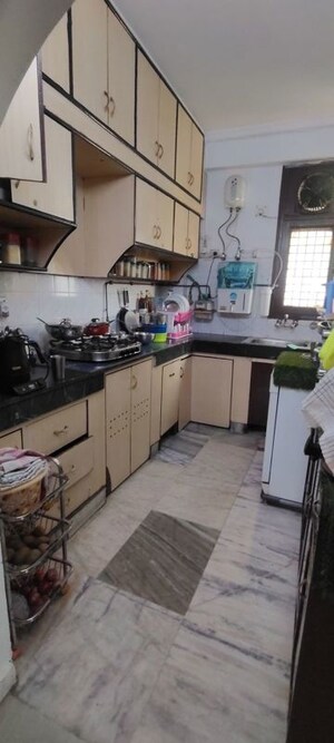 Kitchen in 3 BHK Apartment at Sector 10 Dwarka – for Rent