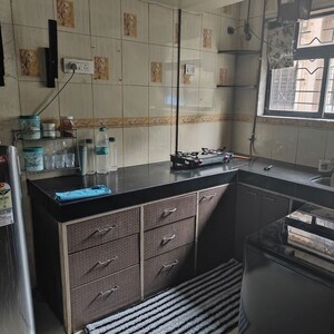 Kitchen in 1 BHK Apartment at Bhumiraj Woods, Kharghar – for Rent