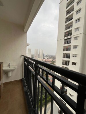 Balcony in 3 BHK Apartment at Prestige Tranquil, Kokapet – for Rent