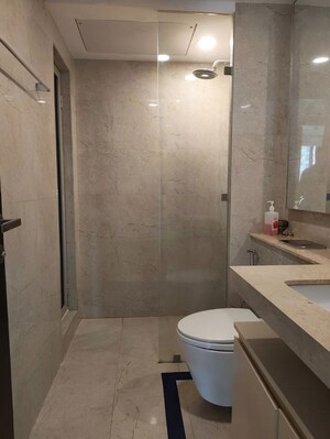 Bathroom in 1 BHK Apartment at Hiranandani Regent Hill, Powai – for Sale