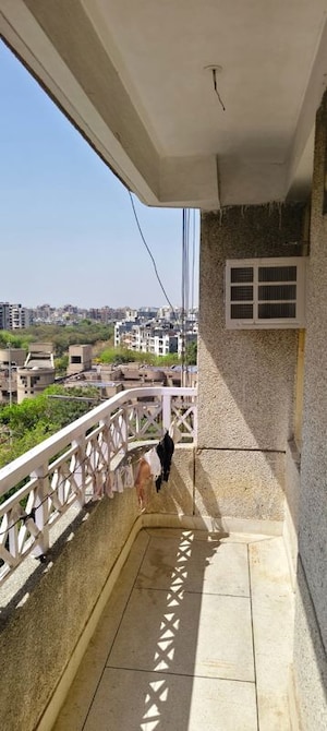 Balcony in 3 BHK Apartment at Sector 7 Dwarka – for Rent
